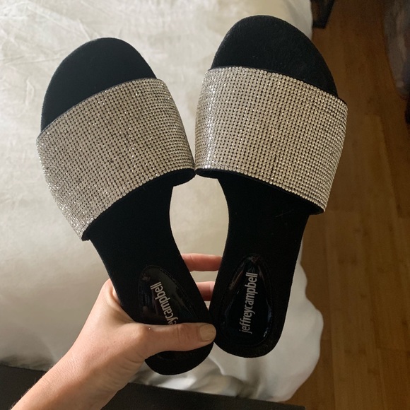 Jeffrey Campbell - SPARQUE - BLACK SUEDE SILVER - Picture 2 of 5